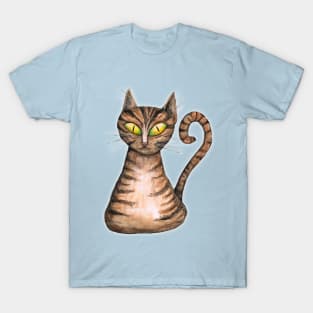 Striped cat T-Shirt